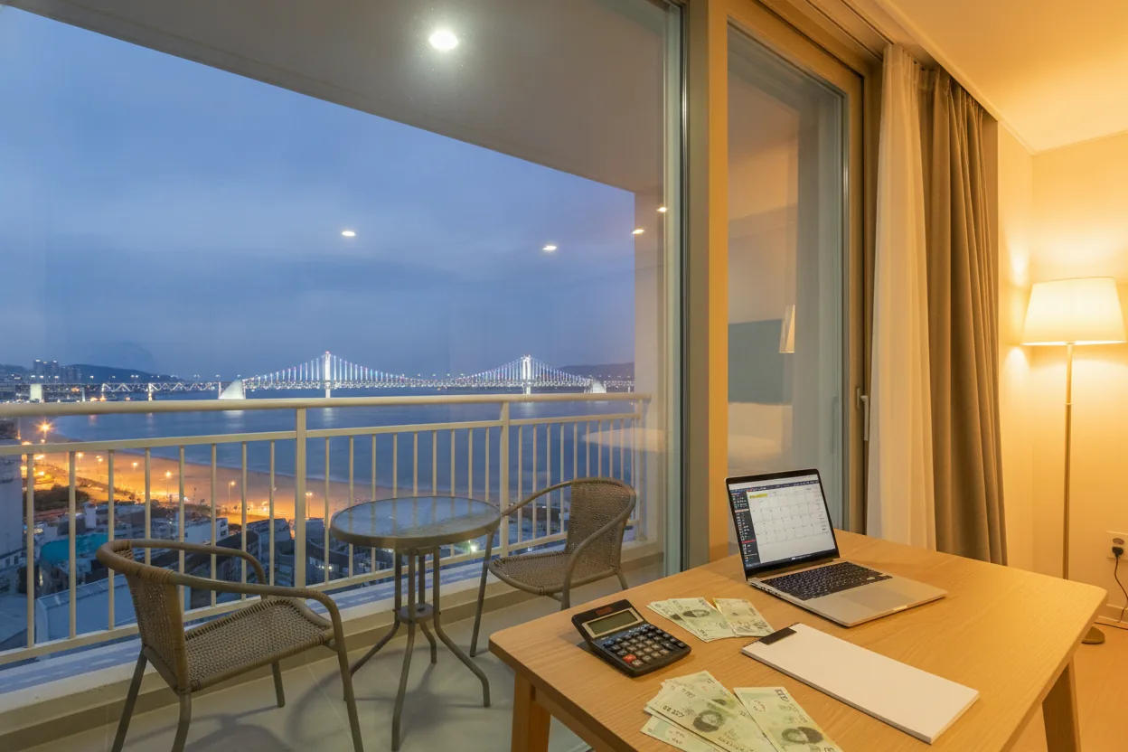 3.2 Million Won: Busan Hotel Costs vs Gwangalli Rentals 2026