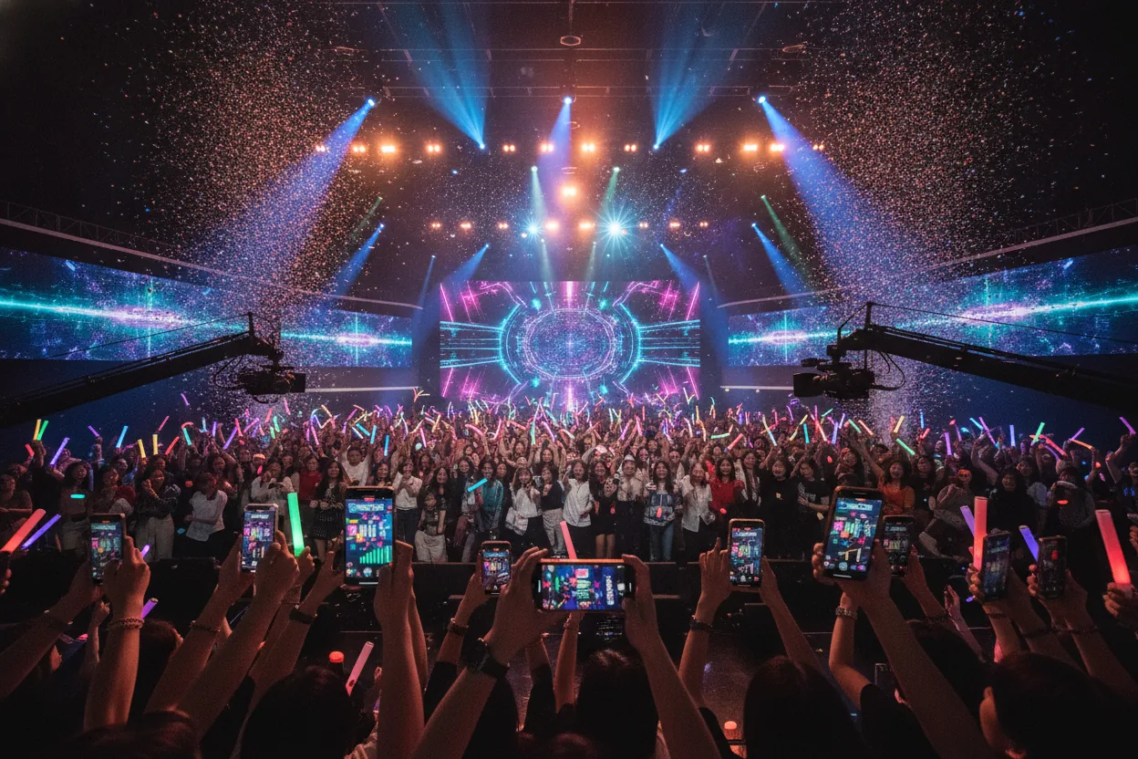 Korea's Weekly Music Core Broadcast Sparks Idol Fan Voting Surge