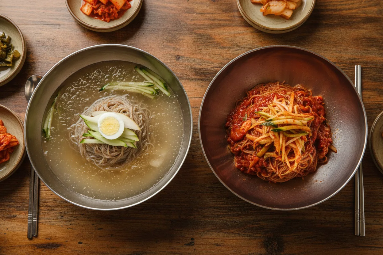 12000 Won Naengmyeon in 2026: Pyongyang Style vs Bibim Style