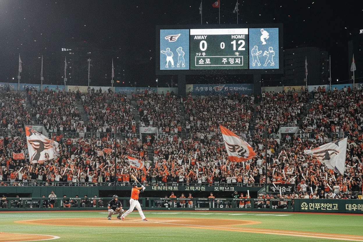 Hanwha Eagles Score 10 Runs in One Inning to Rout LG Twins